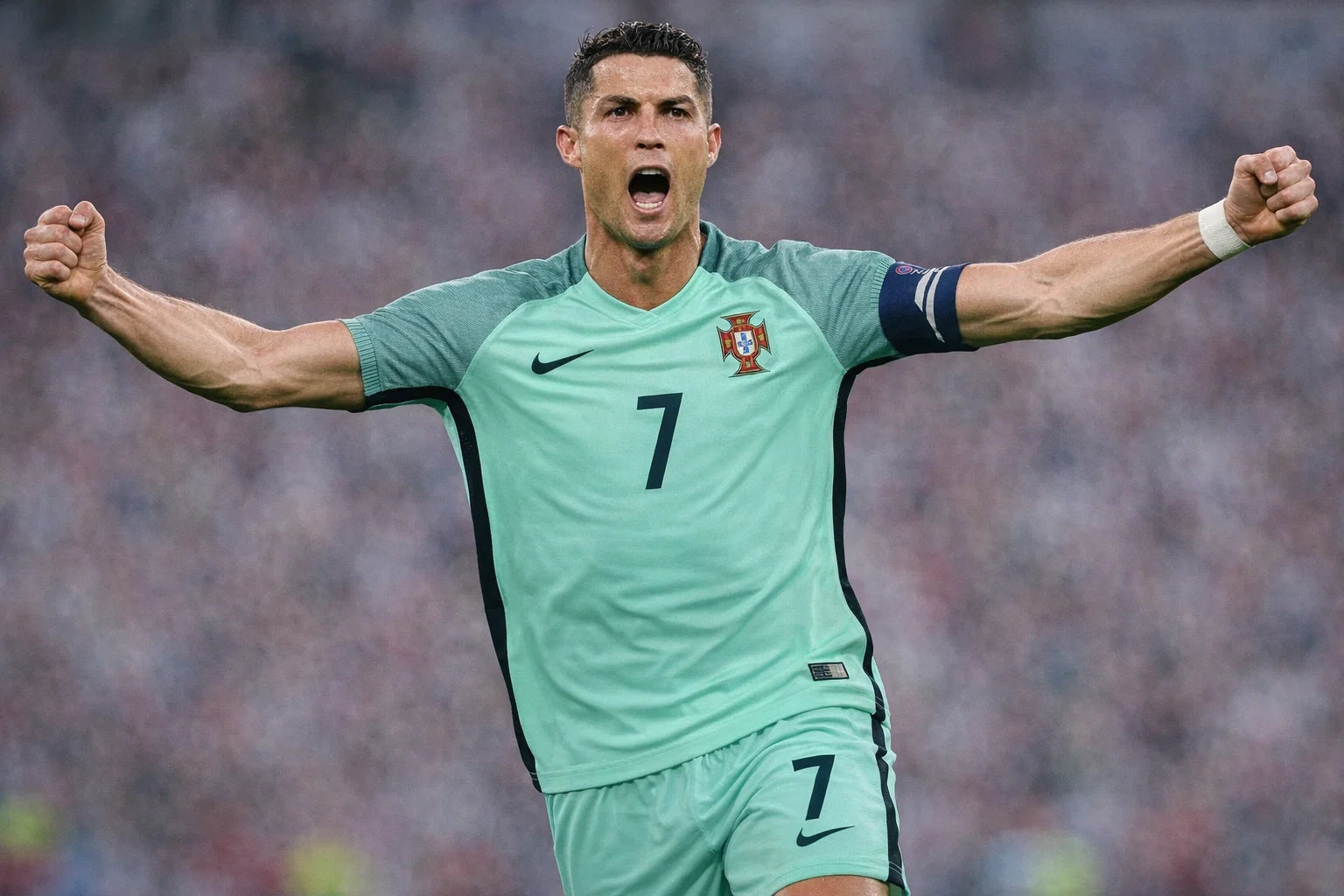 Youth Ronaldo Retro Jersey Portugal Kit (Jersey+Shorts)